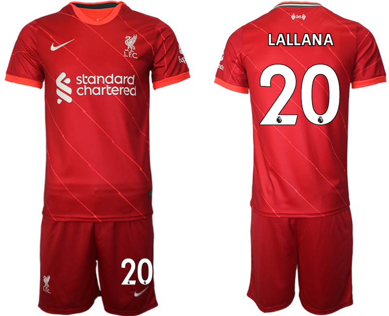 Men 2021-2022 Club Liverpool home red #20 Soccer Jersey
